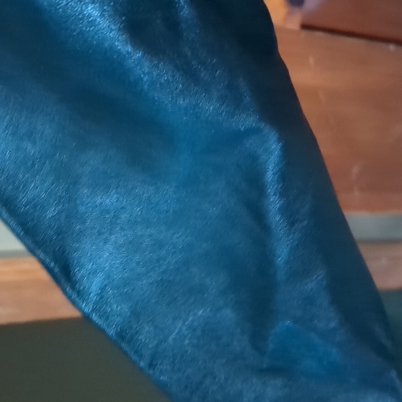 GRYPHON* size M genuine leather 3/4 sleeve round neck casual sweater sweatshirt - Picture 3 of 15